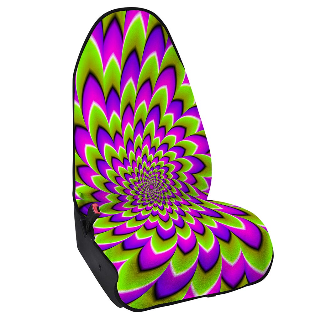 Green Expansion Moving Optical Illusion Waterproof Car Seat Cover