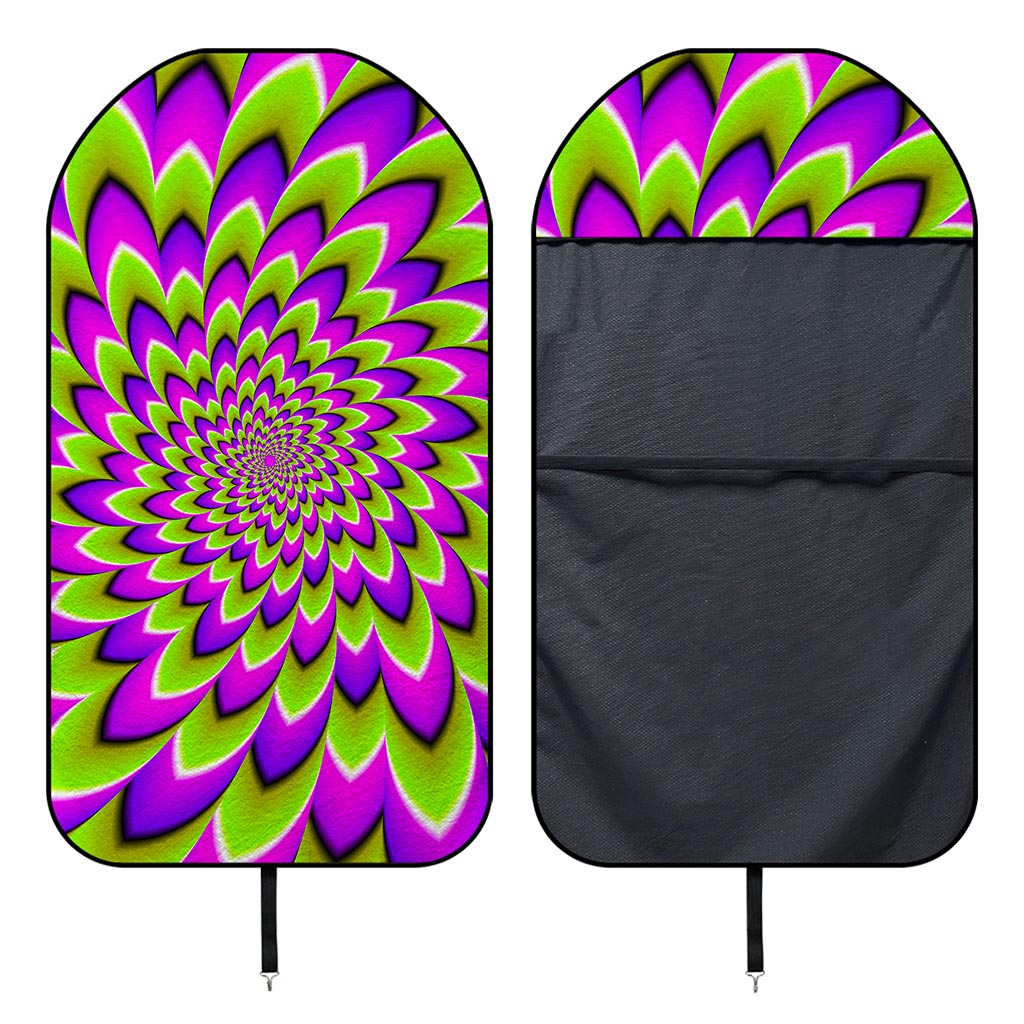 Green Expansion Moving Optical Illusion Waterproof Car Seat Cover
