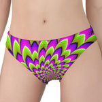 Green Expansion Moving Optical Illusion Women's Panties