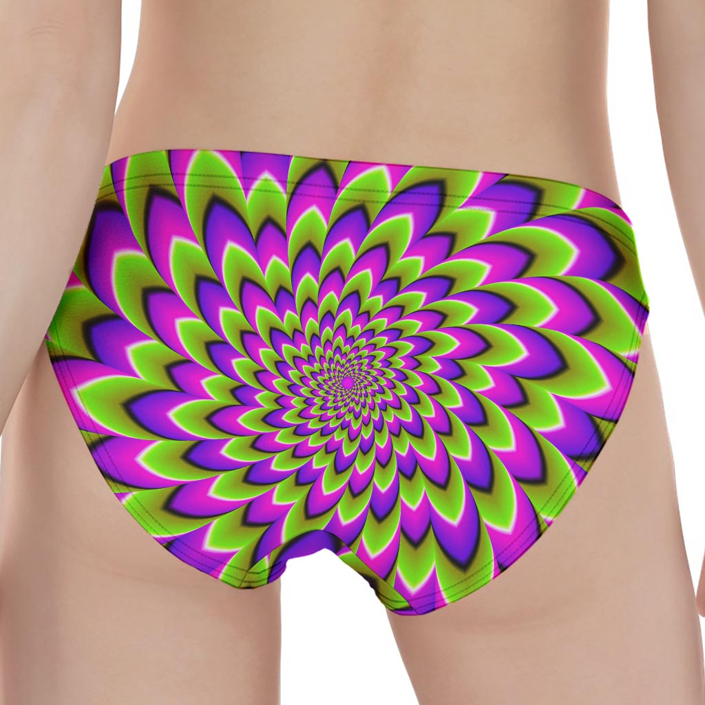 Green Expansion Moving Optical Illusion Women's Panties