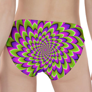 Green Expansion Moving Optical Illusion Women's Panties