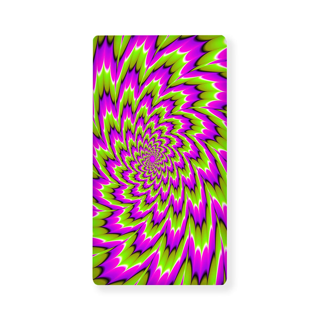 Green Explosion Moving Optical Illusion Baby Crib Sheet