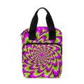Green Explosion Moving Optical Illusion Bible Tote Bag