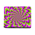 Green Explosion Moving Optical Illusion Bifold Wallet