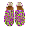 Green Explosion Moving Optical Illusion Casual Shoes