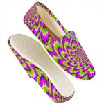 Green Explosion Moving Optical Illusion Casual Shoes
