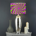 Green Explosion Moving Optical Illusion Drum Lamp Shade
