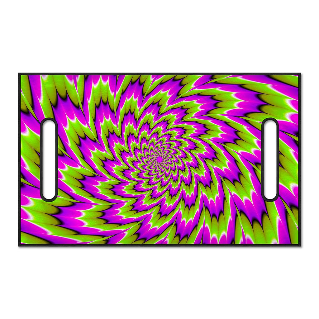 Green Explosion Moving Optical Illusion Golf Cart Seat Cover
