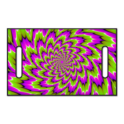 Green Explosion Moving Optical Illusion Golf Cart Seat Cover