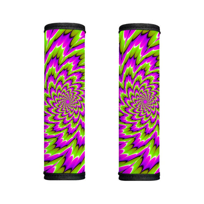 Green Explosion Moving Optical Illusion Handle Covers