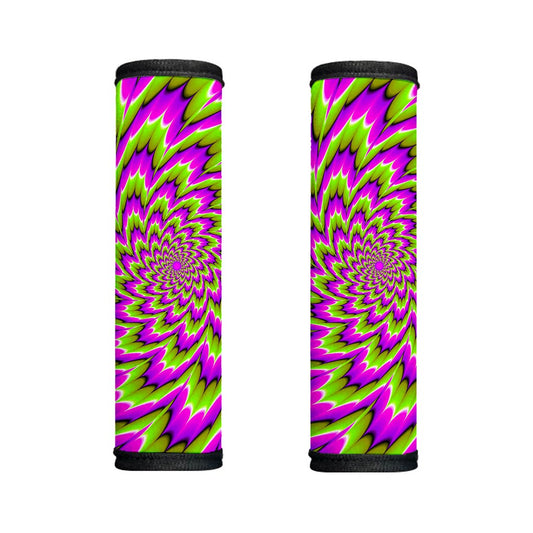 Green Explosion Moving Optical Illusion Handle Covers