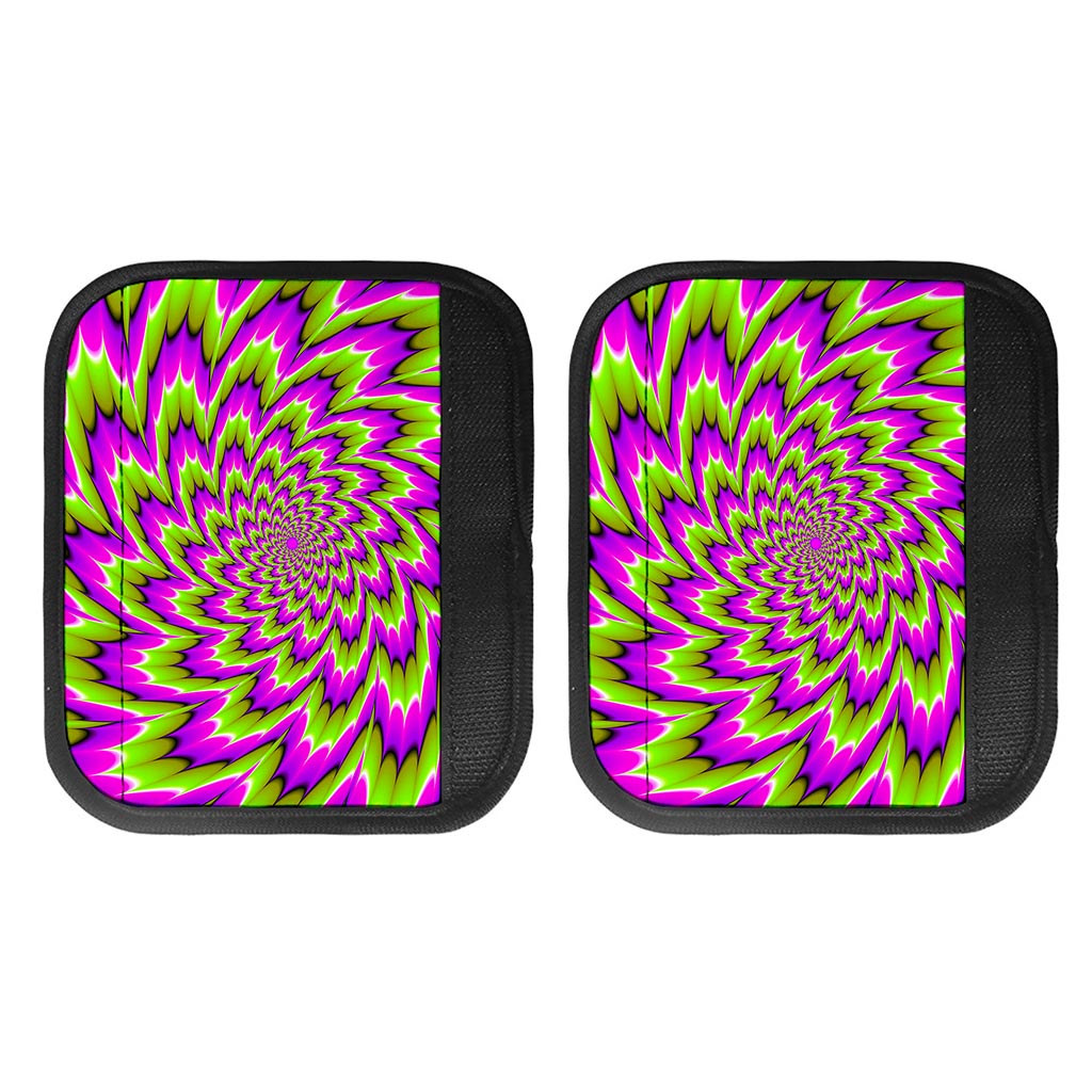 Green Explosion Moving Optical Illusion Handle Covers
