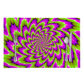 Green Explosion Moving Optical Illusion Placemat