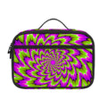 Green Explosion Moving Optical Illusion Portable Lunch Bag