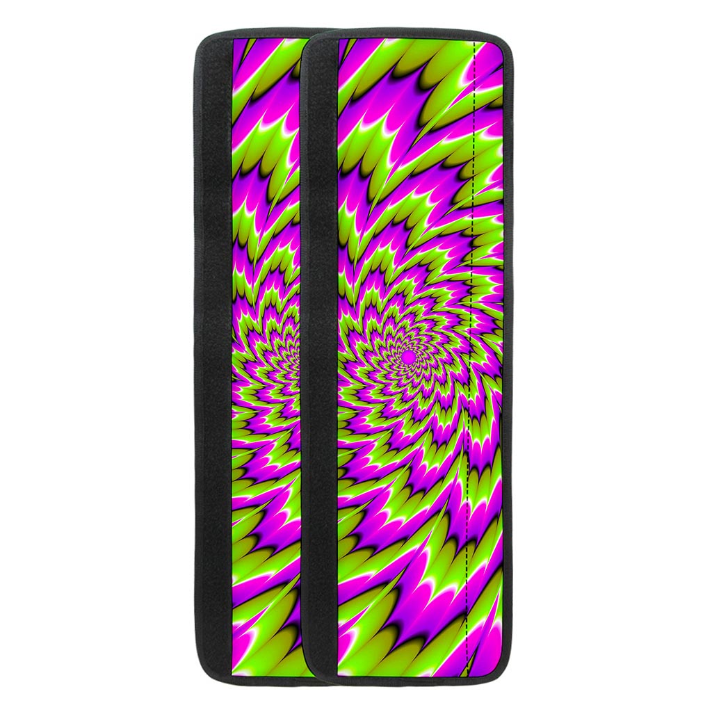 Green Explosion Moving Optical Illusion Refrigerator Handle Covers