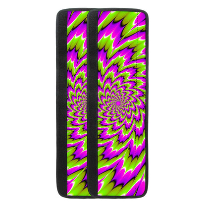 Green Explosion Moving Optical Illusion Refrigerator Handle Covers