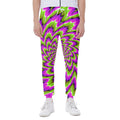Green Explosion Moving Optical Illusion Joggers