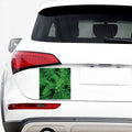 Green Fern Leaf Print Car Sticker