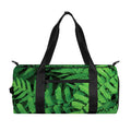 Green Fern Leaf Print Gym Bag