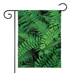Green Fern Leaf Print House Flag