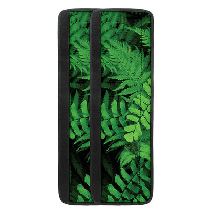 Green Fern Leaf Print Refrigerator Handle Covers