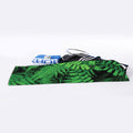 Green Fern Leaf Print Sports Towel