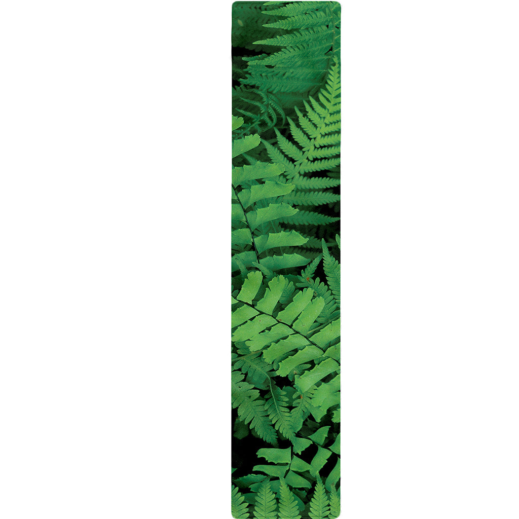 Green Fern Leaf Print Table Runner