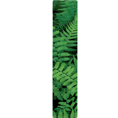 Green Fern Leaf Print Table Runner
