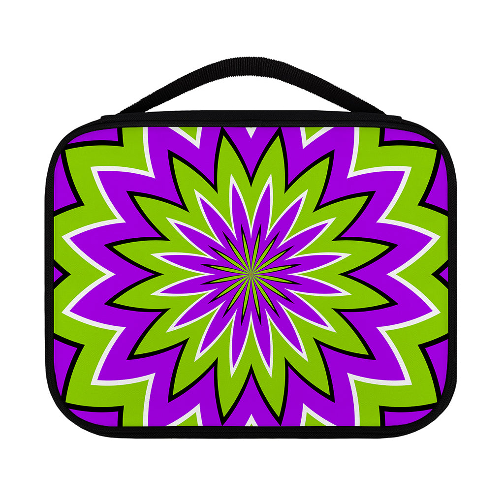 Green Flower Moving Optical Illusion Classic Bible Case