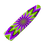 Green Flower Moving Optical Illusion Ironing Board Cover