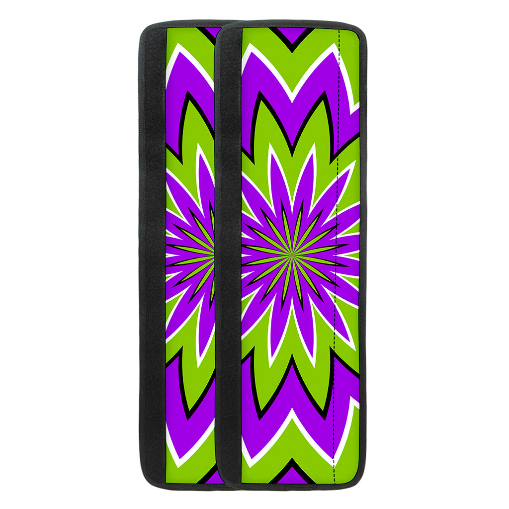 Green Flower Moving Optical Illusion Refrigerator Handle Covers