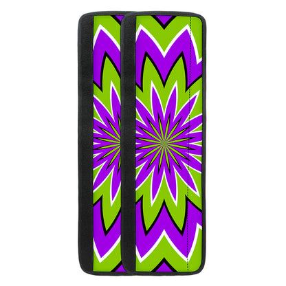 Green Flower Moving Optical Illusion Refrigerator Handle Covers