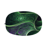 Green Fractal Print Car Side Mirror Covers