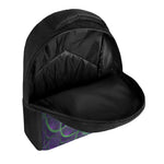 Green Fractal Print Casual Backpack
