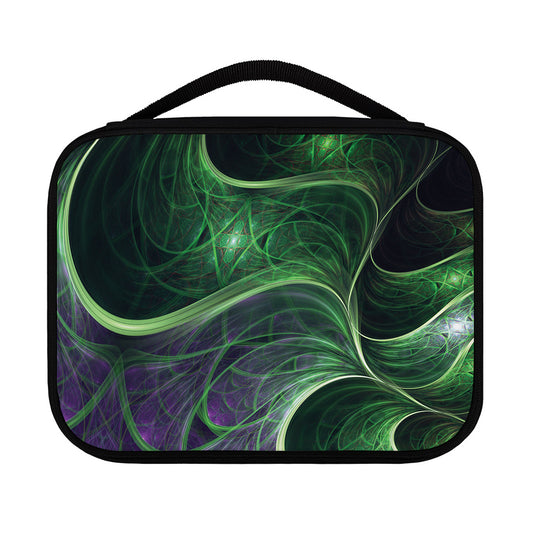 Green Fractal Print Classic Bible Case