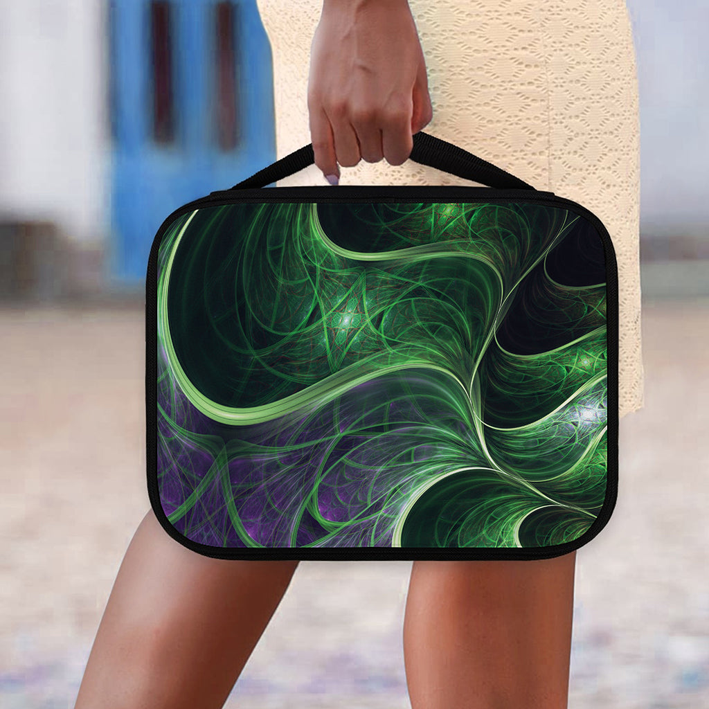 Green Fractal Print Classic Bible Case
