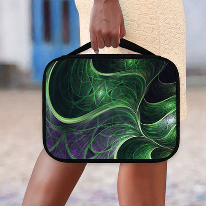 Green Fractal Print Classic Bible Case