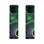 Green Fractal Print Handle Covers