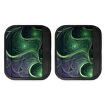 Green Fractal Print Handle Covers