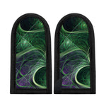 Green Fractal Print Skillet Handle Cover