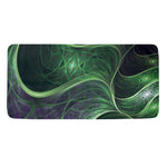 Green Fractal Print Towel
