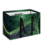 Green Fractal Print Utility Tote Bag