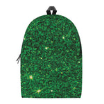 Green Glitter Artwork Print (NOT Real Glitter) Backpack