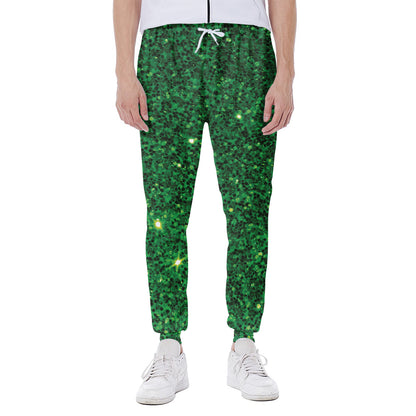 Green Glitter Artwork Print (NOT Real Glitter) Scuba Joggers
