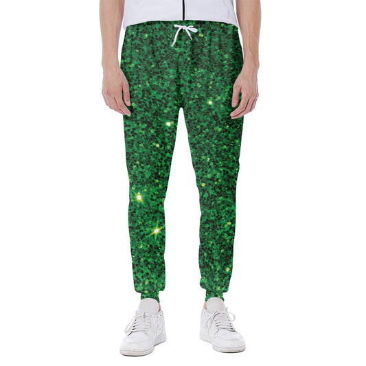 Green Glitter Artwork Print (NOT Real Glitter) Scuba Joggers