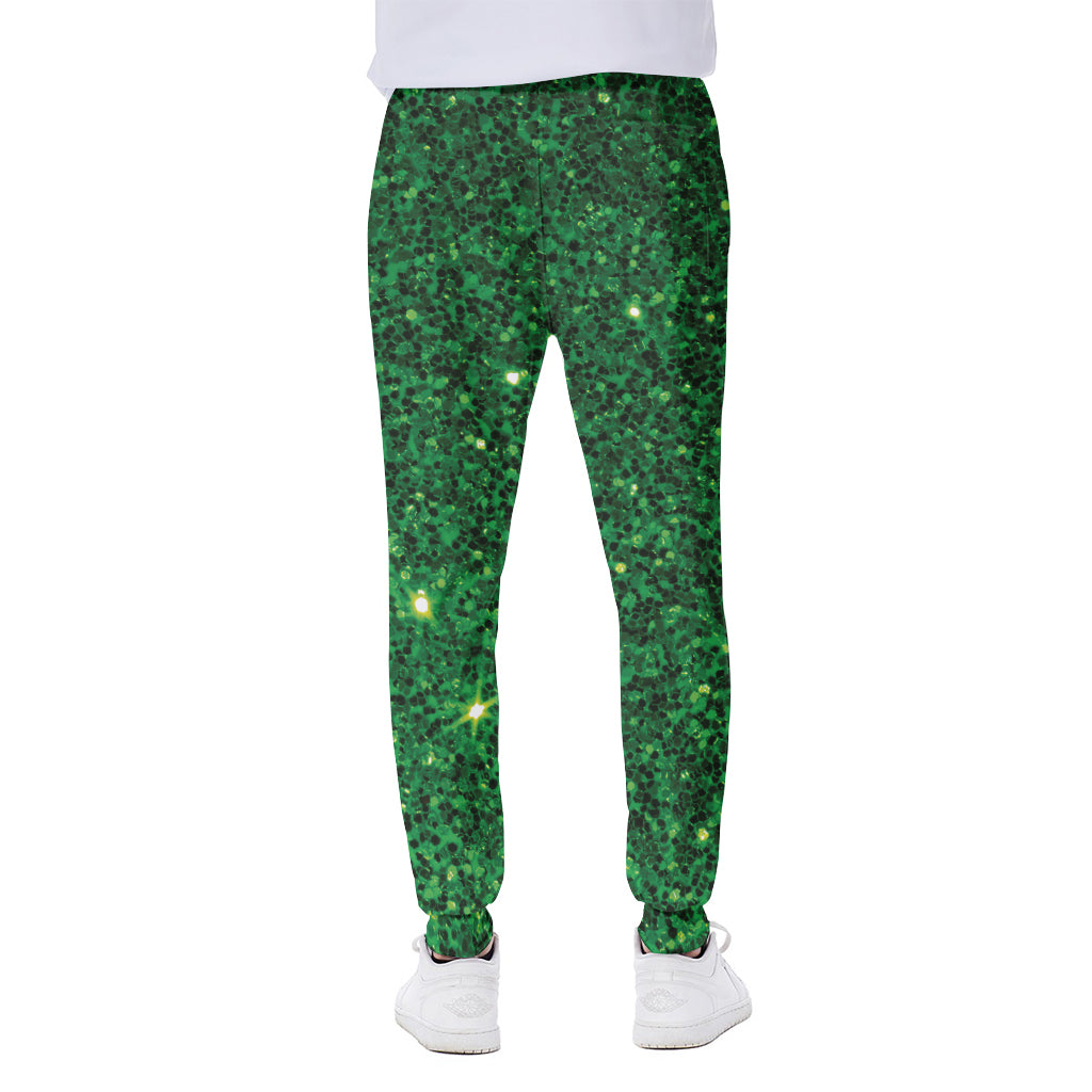 Green Glitter Artwork Print (NOT Real Glitter) Scuba Joggers