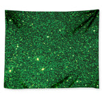 Green Glitter Artwork Print (NOT Real Glitter) Tapestry
