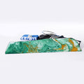 Green Gold Liquid Marble Print Sports Towel