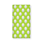 Green Golf Ball Pattern Print Baby Crib Sheet
