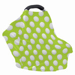 Green Golf Ball Pattern Print Baby Seat Cover